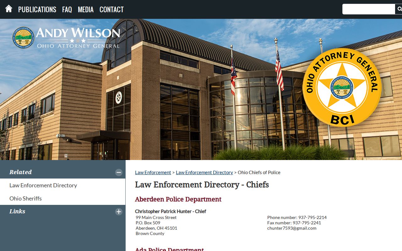 Ansonia traffic court records and local police contact context