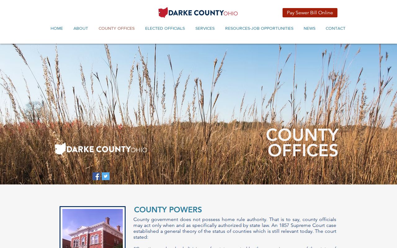 Darke County case search Clerk of Courts office information
