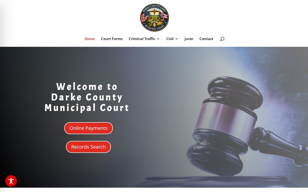 Darke County court docket Municipal Court records entry point