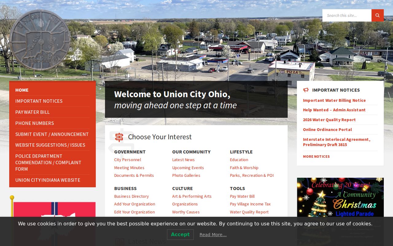 Union City court records context at the Union City Village Office